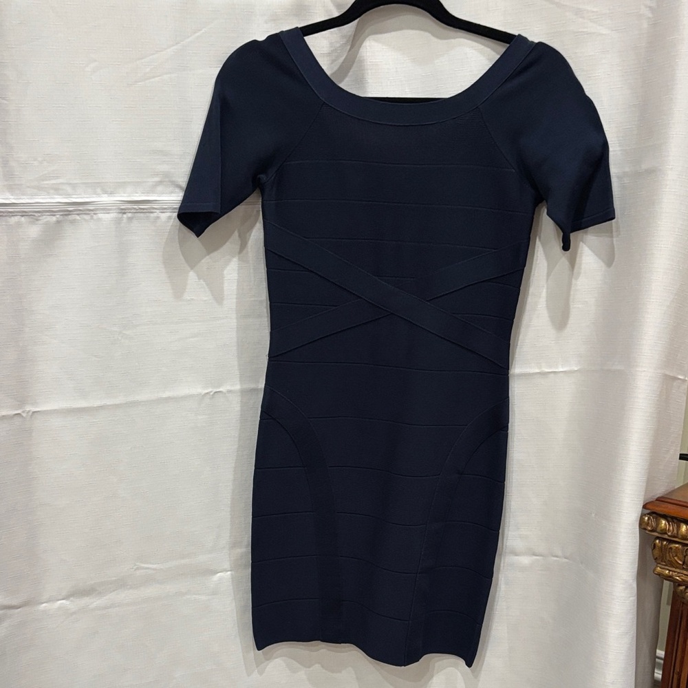 Elegant Navy Blue Dress
